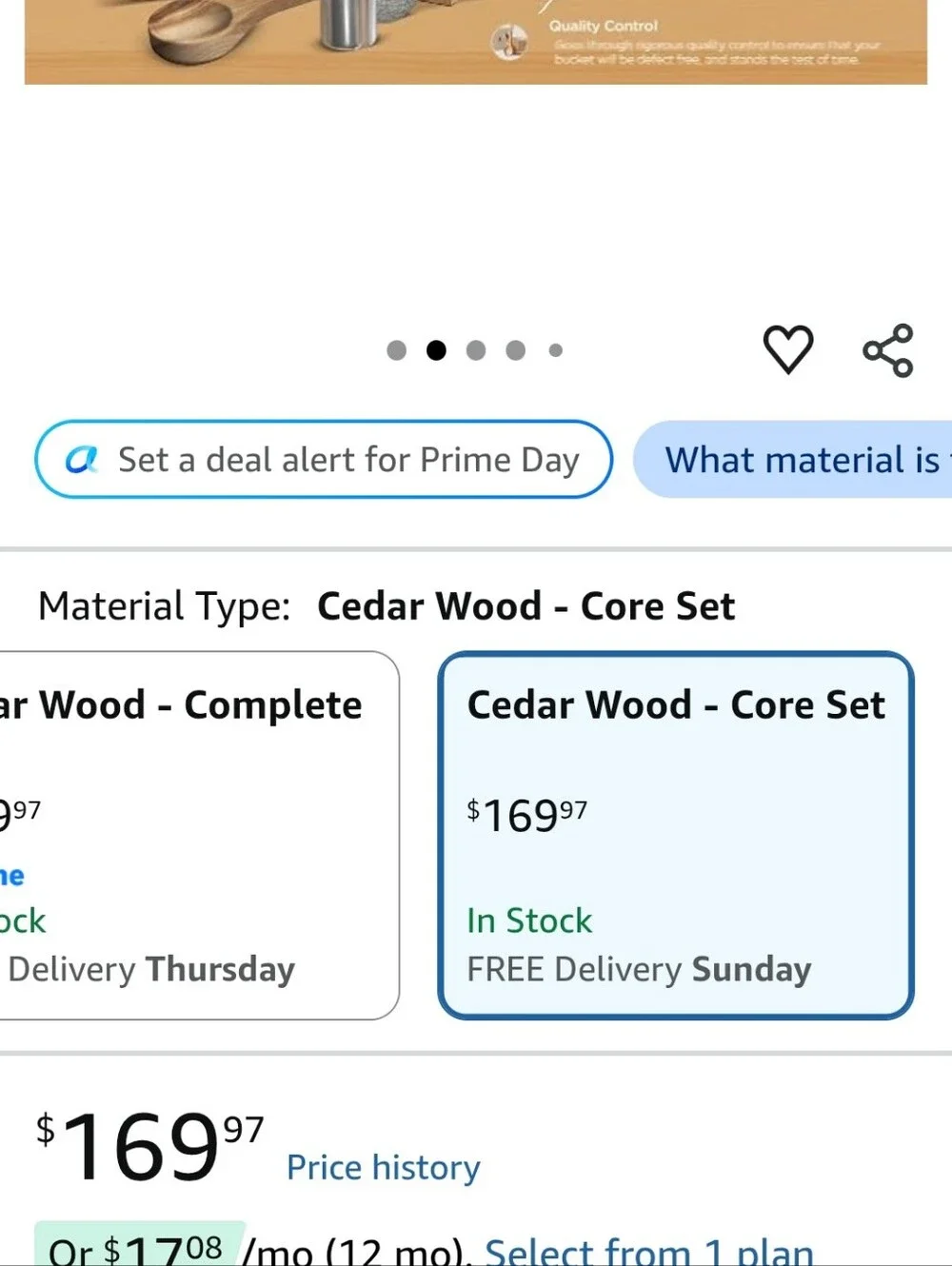 Northwood Sauna Cedar Sauna Accessory Kit